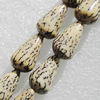 Coconut Shell, Teardrop 18x10mm Hole:1mm, Sold by Strand