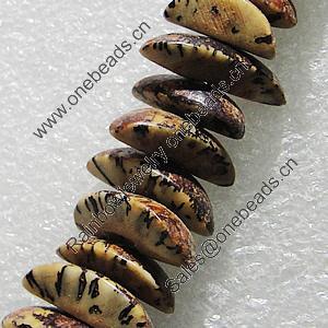 Coconut Shell, 15x4mm Hole:1mm, Sold by Strand