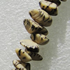 Coconut Shell, 5mm-7mm Hole:1mm, Sold by Strand