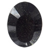 Resin Cabochons, No-Hole Jewelry findings, Faceted Oval, 17x23mm, Sold by Bag