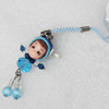 Mobile Decoration, Fimo Multicolor, Length: about 4.3-inch, Sold by PC