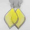 Fashional Earrings, Thread, 50mm, Length:3.9-inch, Sold by Dozen