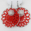 Fashional Earrings, Thread, 57mm, Length:3.14-inch, Sold by Dozen