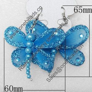 Fashional Earrings, 60mm, Length:2.6-inch, Sold by Dozen