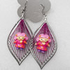 Fashional Earrings, Thread, 37mm, Length:3.5-inch, Sold by Dozen