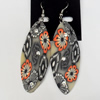 Pottery Clay Earring, Length:3.14-inch, Sold by Dozen