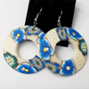 Pottery Clay Earring, 45mm, Length:2.4-inch, Sold by Dozen
