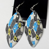 Pottery Clay Earring, 22mm, Length:2.5-inch, Sold by Dozen