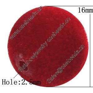 Villiform Acrylic Beads, Round 16mm Hole:2.5mm, Sold by Bag