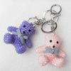 Iron Key Chains, Mix Colour, 56x57mm, Length Approx:4.5-inch, Sold by Dozen