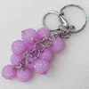 Iron Key Chains, Length Approx:4.7-inch, Sold by Dozen