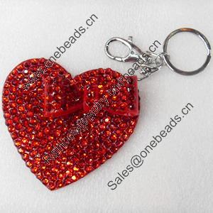 Iron Key Chains, 85mm, Length Approx:5.1-inch, Sold by Dozen