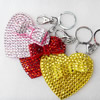 Iron Key Chains, Mix Colour, 85mm, Length Approx:5.1-inch, Sold by Dozen