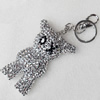 Iron Key Chains, 66x88mm, Length Approx:5.9-inch, Sold by Dozen