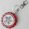 Iron Key Chains, 55mm, Length Approx:4.7-inch, Sold by Dozen