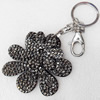 Iron Key Chains, 70mm, Length Approx:5.1-inch, Sold by Dozen