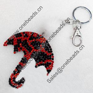 Iron Key Chains, 80x84mm, Length Approx:7.1-inch, Sold by Dozen