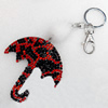 Iron Key Chains, 80x84mm, Length Approx:7.1-inch, Sold by Dozen