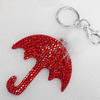 Iron Key Chains, 80x84mm, Length Approx:7.1-inch, Sold by Dozen