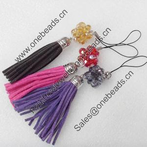 Mobile Decoration, Mix Colour, Length: about 5.9-inch, Sold by Dozen