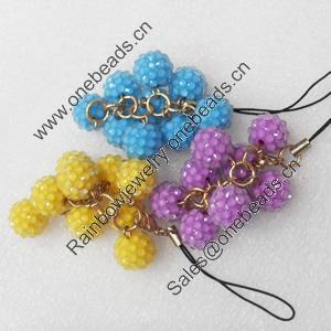 Mobile Decoration, Mix Colour, Length:about 4.1-inch, Sold by Dozen