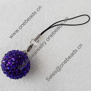 Mobile Decoration, 22mm, Length:about 3.5-inch, Sold by Dozen