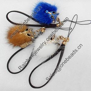 Mobile Decoration, Mix Colour, Length:about 5.1-inch, Sold by Dozen