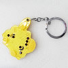 Iron Key Chains with mirror, Length Approx:4.3-inch, Sold by Dozen