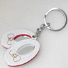 Iron Key Chains with mirror, Length Approx:4.3-inch, Sold by Dozen