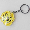 Iron Key Chains with mirror, Length Approx:4.3-inch, Sold by Dozen