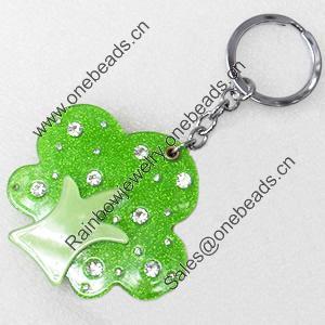 Iron Key Chains with mirror, Length Approx:4.3-inch, Sold by Dozen