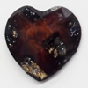 Resin Cabochons, No-Hole Jewelry findings, Faceted Heart, 18mm, Sold by PC