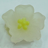 Resin Cabochons, NO Hole Headwear & Costume Accessory, Flower 13mm, Sold by Bag