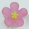 Resin Cabochons, NO Hole Headwear & Costume Accessory, Flower 14mm, Sold by Bag