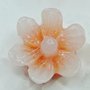 Resin Cabochons, NO Hole Headwear & Costume Accessory, Flower 12mm, Sold by Bag