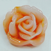 Resin Cabochons, NO Hole Headwear & Costume Accessory, Flower 16x16mm, Sold by Bag