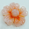 Resin Cabochons, NO Hole Headwear & Costume Accessory, Flower 18x18mm, Sold by Bag