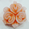 Resin Cabochons, NO Hole Headwear & Costume Accessory, Flower 18x15mm, Sold by Bag
