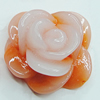 Resin Cabochons, NO Hole Headwear & Costume Accessory, Flower 19x19mm, Sold by Bag