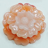 Resin Cabochons, NO Hole Headwear & Costume Accessory, Flower 21mm, Sold by Bag