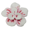 Handmade Polymer Clay Beads, Flower 23mm Hole:2mm, Sold by Bag 