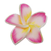 Handmade Polymer Clay Beads, Flower 25mm Hole:2mm, Sold by Bag 