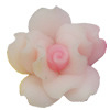 Handmade Polymer Clay Beads, Flower 26mm Hole:2mm, Sold by Bag 