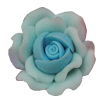 Handmade Polymer Clay Beads, Flower 23mm Hole:2mm, Sold by Bag 