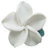 Handmade Polymer Clay Beads, Flower 32mm Hole:2mm, Sold by Bag 