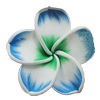 Handmade Polymer Clay Beads, Flower 40mm Hole:2mm, Sold by Bag 