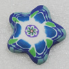 Polymer Cabochons, Star 36mm, Sold by Bag 