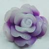Resin Cabochons, NO Hole Headwear & Costume Accessory, Flower 23x22mm, Sold by Bag
