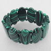 Malachite Bracelet，30mm, Length Approx:7.1-inch, Sold by Strand