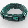 Malachite Bracelet，20mm, Length Approx:7.1-inch, Sold by Strand
